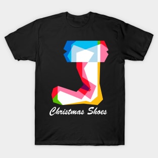 Colorful christmas shoes T-Shirt